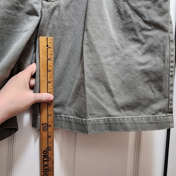 Polo Ralph Lauren Tyler Shorts Men’s 38 Navy Gray Pleated Chino Grey - Picture 6 of 10